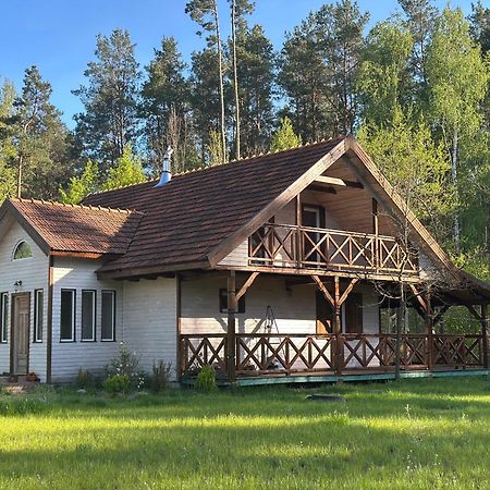 Jagodowy Zakatek, Caloroczny Dom Na Wylacznosc W Lesie, Balia, Cisza, Kominek, Weranda, Stawy Tuczna Luaran gambar