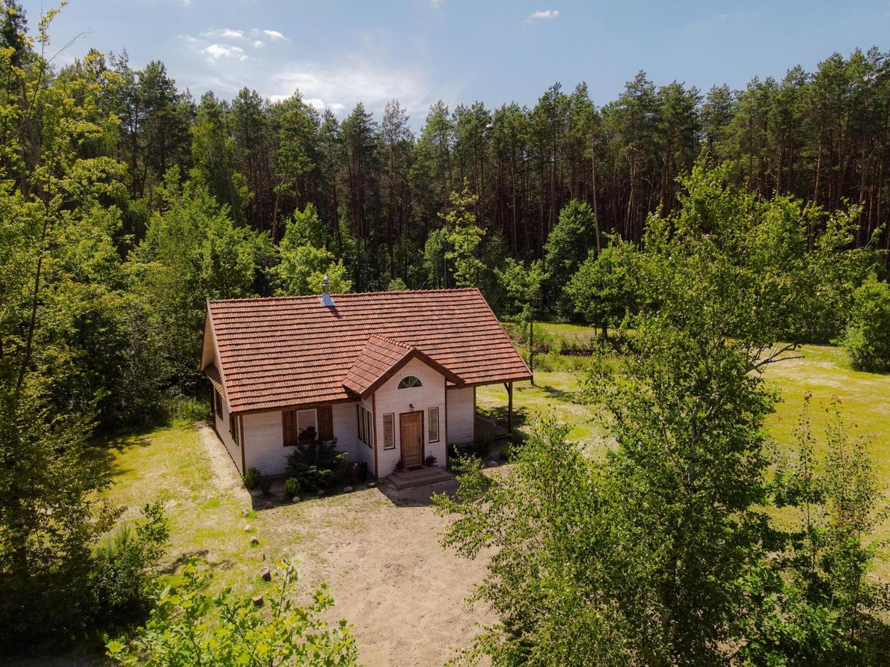 Jagodowy Zakatek, Caloroczny Dom Na Wylacznosc W Lesie, Balia, Cisza, Kominek, Weranda, Stawy Tuczna Luaran gambar