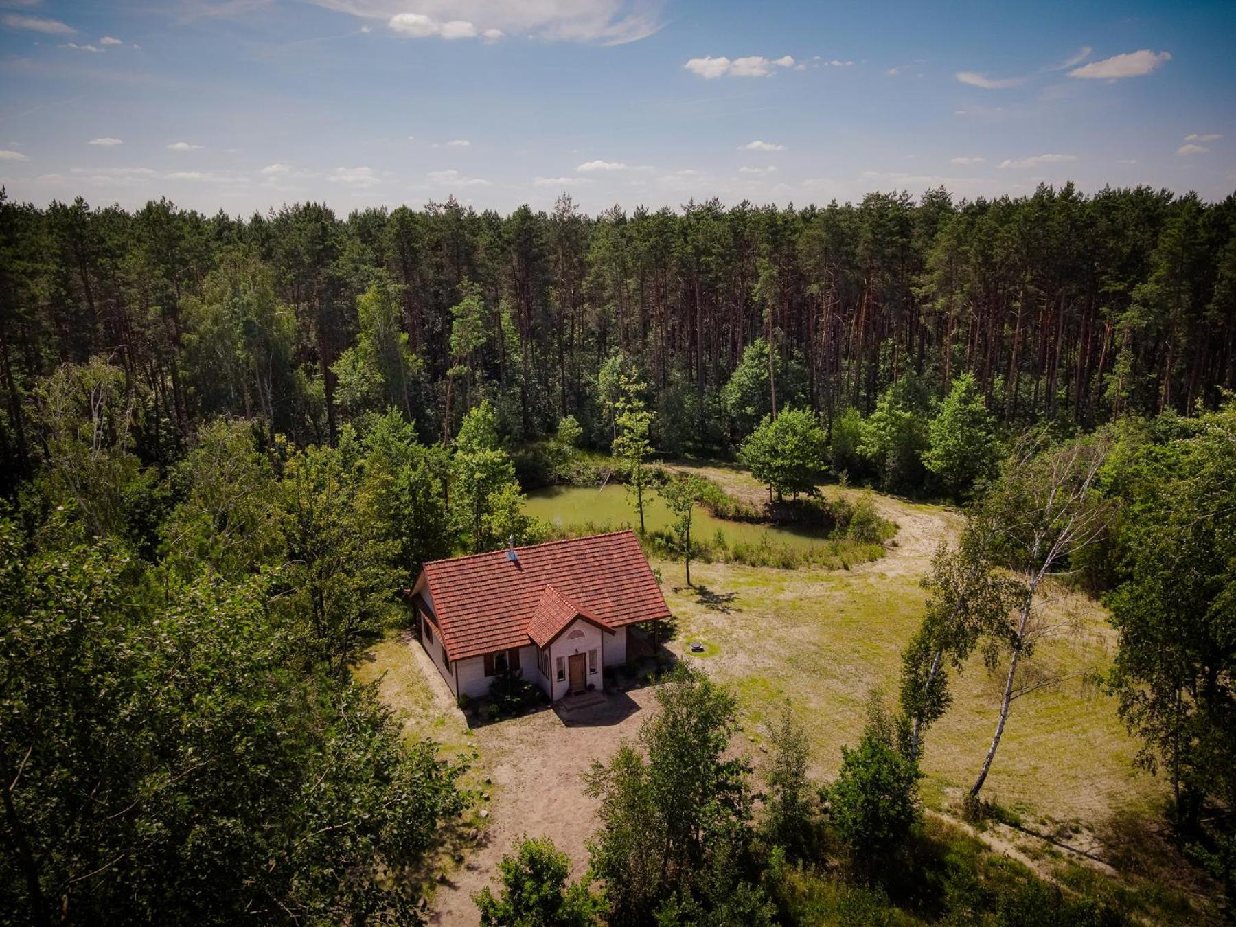 Jagodowy Zakatek, Caloroczny Dom Na Wylacznosc W Lesie, Balia, Cisza, Kominek, Weranda, Stawy Tuczna Luaran gambar