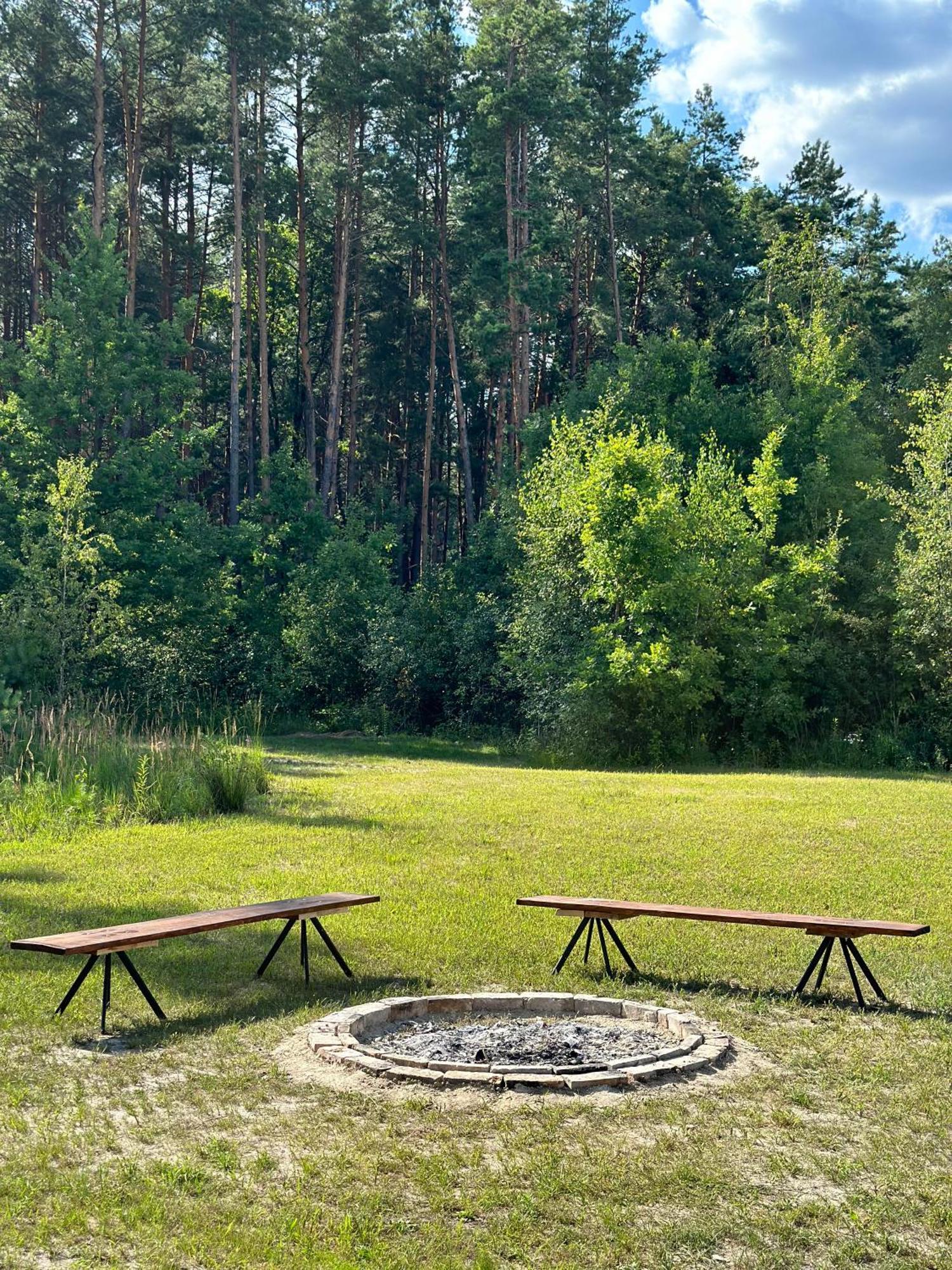 Jagodowy Zakatek, Caloroczny Dom Na Wylacznosc W Lesie, Balia, Cisza, Kominek, Weranda, Stawy Tuczna Luaran gambar