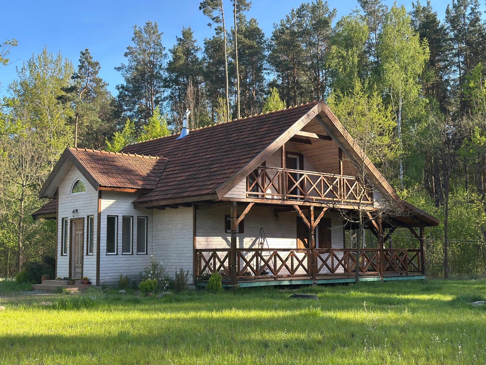 Jagodowy Zakatek, Caloroczny Dom Na Wylacznosc W Lesie, Balia, Cisza, Kominek, Weranda, Stawy Tuczna Luaran gambar